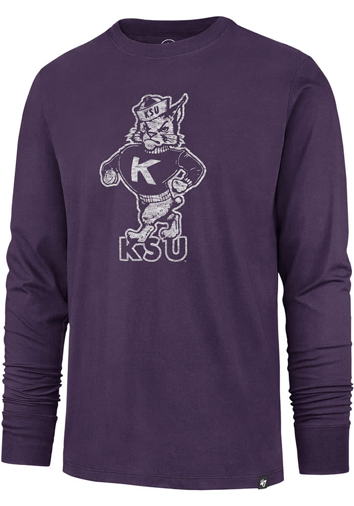 47 K-State Wildcats Purple Premier Franklin Long Sleeve Fashion T Shirt