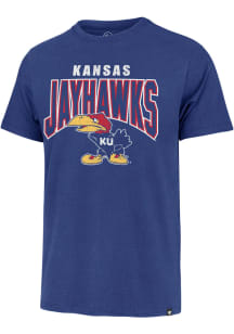 47 Kansas Jayhawks Blue Restart Franklin Short Sleeve Fashion T Shirt