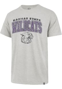 47 K-State Wildcats Grey Dome Over Franklin Short Sleeve Fashion T Shirt