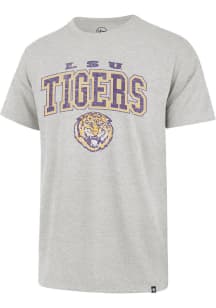 47 LSU Tigers Grey Dome Over Franklin Short Sleeve Fashion T Shirt