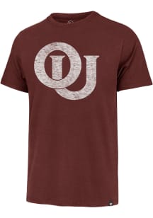 47 Oklahoma Sooners Red Premier Franklin Short Sleeve Fashion T Shirt