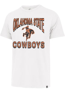 47 Oklahoma State Cowboys White Fan Out Franklin Short Sleeve Fashion T Shirt