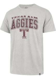 47 Texas A&amp;M Aggies Grey Dome Over Franklin Short Sleeve Fashion T Shirt