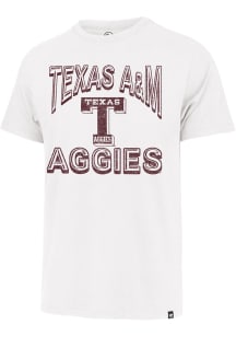 47 Texas A&amp;M Aggies White Fan Out Franklin Short Sleeve Fashion T Shirt
