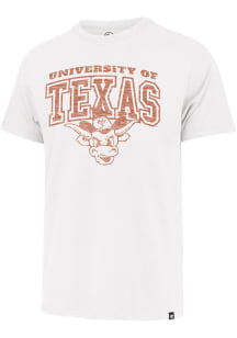 47 Texas Longhorns White Dome Over Franklin Short Sleeve Fashion T Shirt