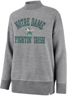 47 Notre Dame Fighting Irish Womens Grey Ivy Crew Sweatshirt