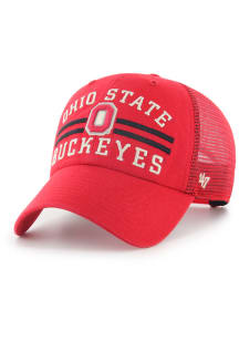 47 Red Ohio State Buckeyes High Point Clean Up Adjustable Hat