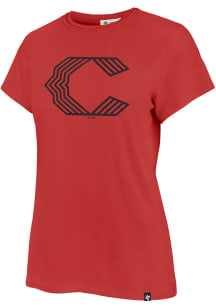 47 Cincinnati Reds Womens Red City Connect Short Sleeve T-Shirt