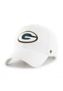 47 Green Bay Packers Clean Up Adjustable Hat - White