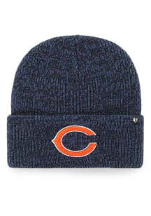 47 Chicago Bears Navy Blue Brain Freeze Mens Knit Hat