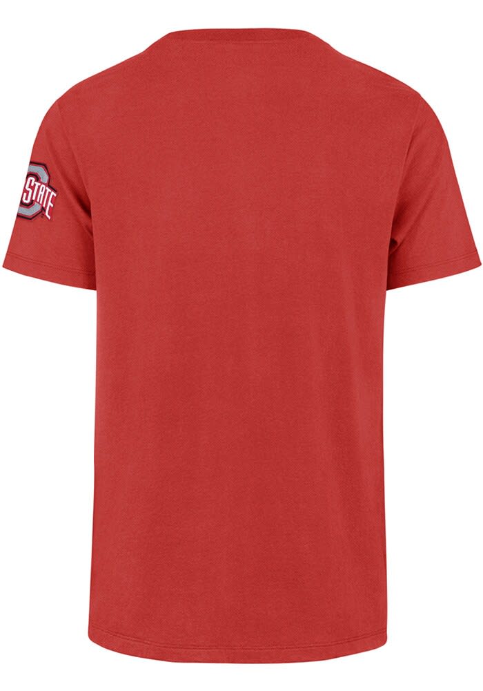 47 Ohio State Buckeyes Red Franklin Fieldhouse Design Short Sleeve Fashion T Shirt