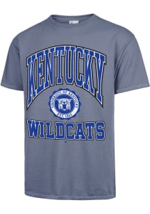 47 Kentucky Wildcats Blue Vintage Tubular Seal Short Sleeve Fashion T Shirt