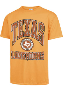 47 Texas Longhorns Burnt Orange Vintage Tubular Seal Short Sleeve Fashion T Shirt