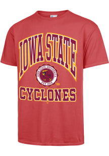47 Iowa State Cyclones Red Vintage Tubular Seal Short Sleeve Fashion T Shirt