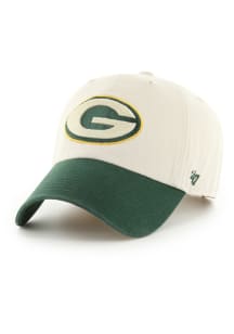 47 Green Bay Packers Sidestep Clean Up Adjustable Hat - Natural