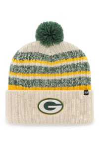 47 Green Bay Packers Natural Tavern Cuff Mens Knit Hat