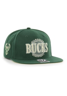 47 Milwaukee Bucks Green High Post Captain Mens Snapback Hat