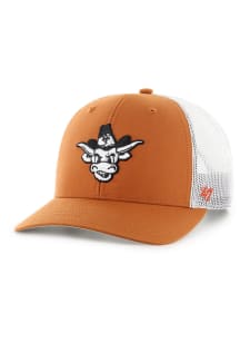 47 Texas Longhorns Retro Trucker Adjustable Hat - Burnt Orange