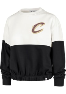 47 Cleveland Cavaliers Womens White Take Two Crew Sweatshirt