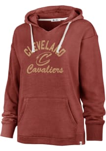 47 Cleveland Cavaliers Womens Maroon Kennedy Hooded Sweatshirt