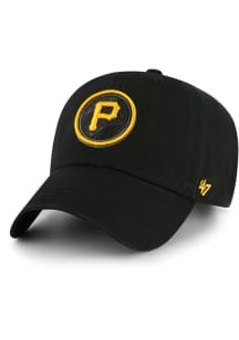 47 Pittsburgh Pirates 2023 City Connect Primary Clean Up Adjustable Hat - Black