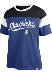 47 Dallas Mavericks Womens Blue Time Off Short Sleeve T-Shirt