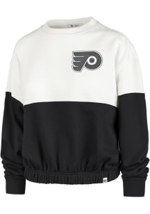 47 Philadelphia Flyers Womens White Take Two Crew Sweatshirt