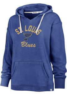 47 St Louis Blues Womens Blue Kennedy Hooded Sweatshirt