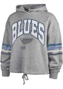 47 St Louis Blues Womens Grey Upland Hooded Sweatshirt