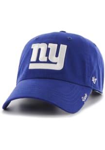 47 New York Giants Blue Miata Clean Up Womens Adjustable Hat