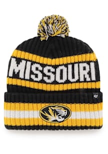 47 Missouri Tigers Black Bering Cuff Knit Mens Knit Hat