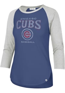 47 Chicago Cubs Womens Blue Frankie LS Tee