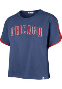 47 Chicago Cubs Womens Blue Premier Short Sleeve T-Shirt