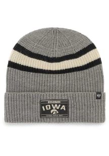 Iowa Hawkeyes 47 Cuff Knit Mens Knit Hat - Grey