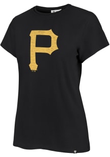 47 Pittsburgh Pirates Womens Black Frankie Short Sleeve T-Shirt