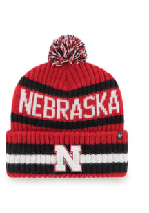 Nebraska Cornhuskers 47 Bering cuff Knit Mens Knit Hat - Red