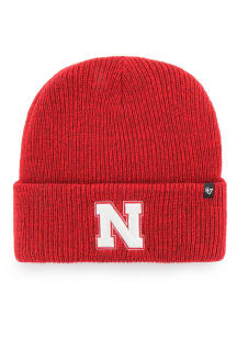 Nebraska Cornhuskers 47 Brainf Freeze Cuff Knit Mens Knit Hat - Red