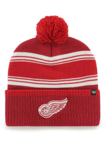 47 Detroit Red Wings Red Fadeout Cuff Mens Knit Hat