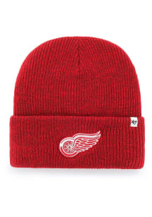 47 Detroit Red Wings Red Brain Freeze Cuff Mens Knit Hat