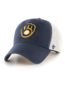 47 Milwaukee Brewers Flagship Wash MVP Adjustable Hat - Navy Blue
