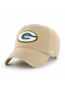 47 Green Bay Packers Clean Up Adjustable Hat - Khaki