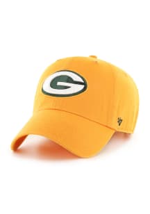 47 Green Bay Packers Clean Up Adjustable Hat - Yellow