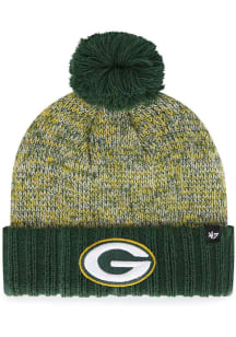 47 Green Bay Packers Green Interference Cuff Pom Youth Knit Hat