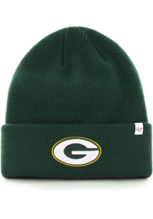 47 Green Bay Packers Green Raised Cuff Mens Knit Hat
