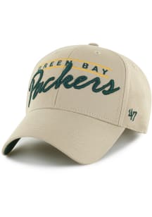 47 Green Bay Packers Atwood MVP Adjustable Hat - Khaki
