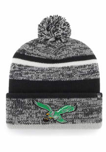 47 Philadelphia Eagles Black Retro Northward Cuff Mens Knit Hat