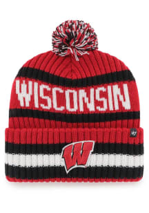 Wisconsin Badgers 47 Bering Knit Mens Knit Hat - Red