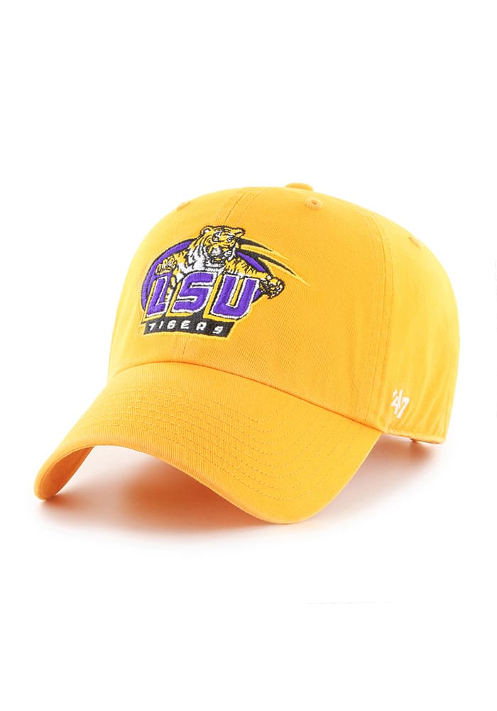 Louisiana State Univ LSU Tigers NCAA '47 Brand Yellow Clean Up Cap  Baseball Hat