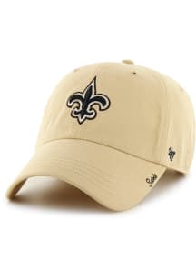 47 New Orleans Saints Gold Miata Clean Up Womens Adjustable Hat