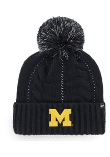 Michigan Wolverines 47 Bauble Knit W Womens Knit Hat - Navy Blue